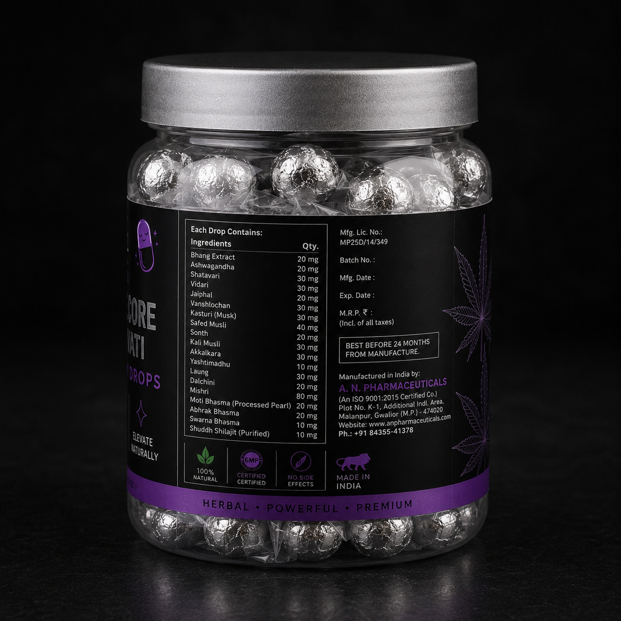 Chrome Core Balls Vati (Silver Luxury Drops)