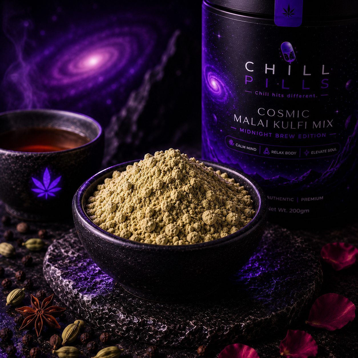 ChillPills Malai kulfi Cosmic Mix (Midnight Brew Edition)